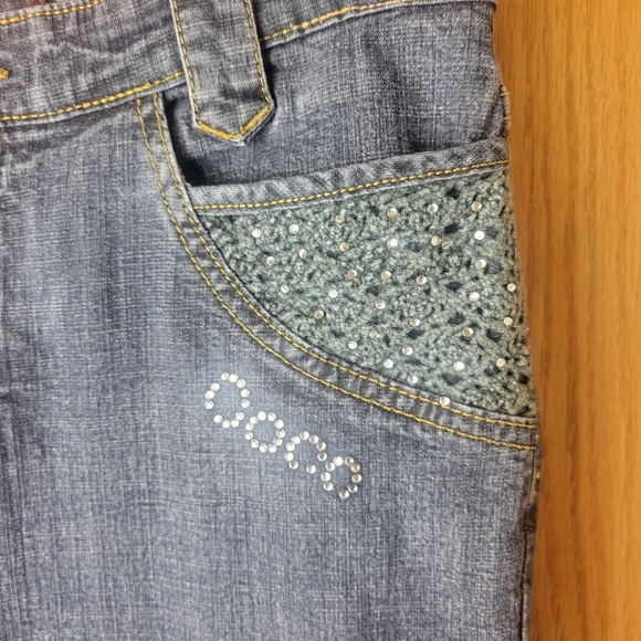 Coco-5 Jean's Bootcut Bling Pockets Sz 29 - Picture 5 of 5